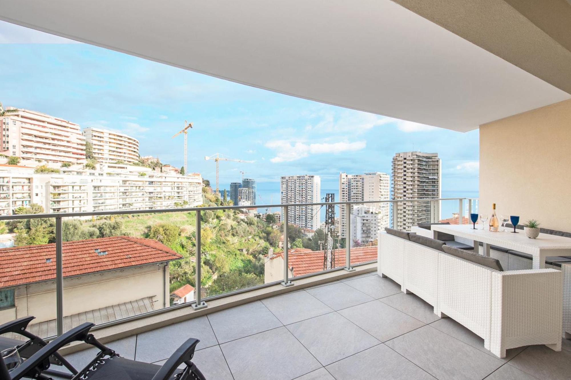Grande Terrasse - Vue Mer - Parking - Bk Beausoleil Exteriör bild