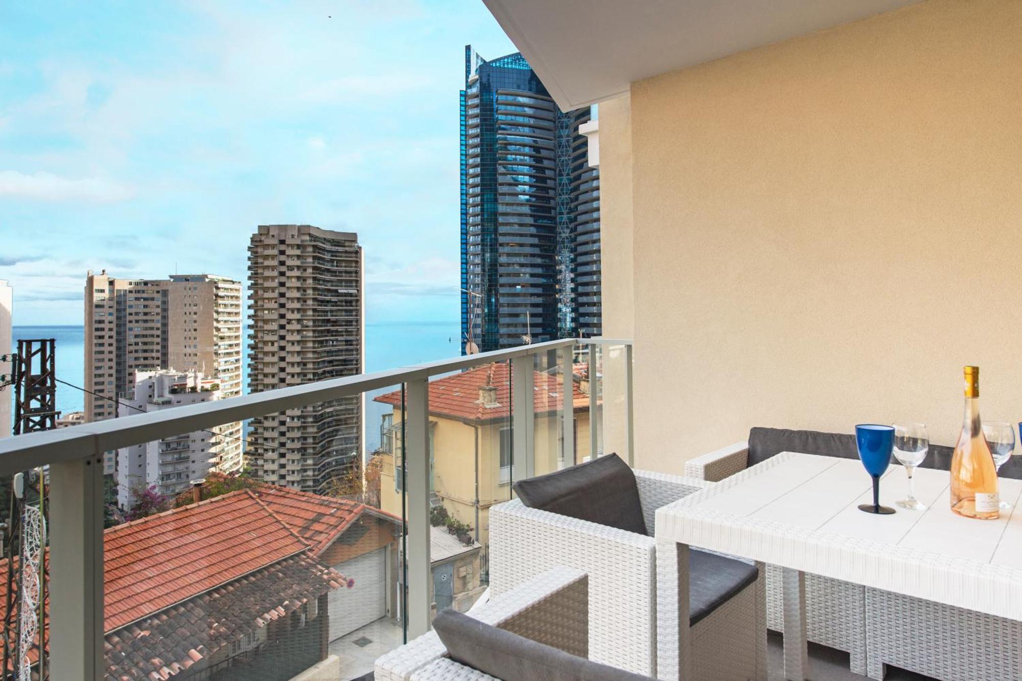Grande Terrasse - Vue Mer - Parking - Bk Beausoleil Exteriör bild