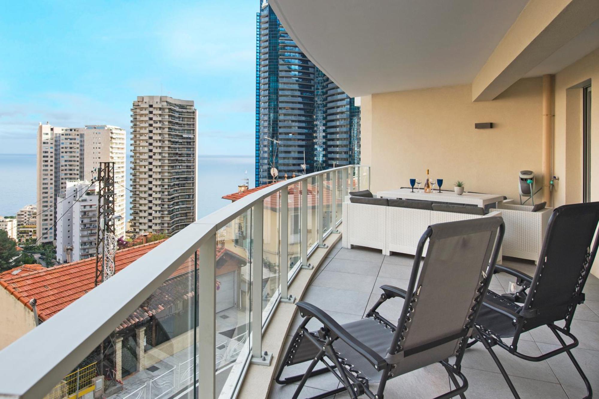Grande Terrasse - Vue Mer - Parking - Bk Beausoleil Exteriör bild